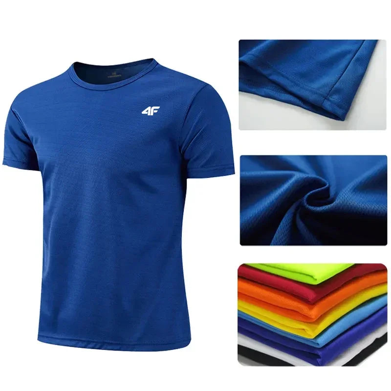 Men's Summer Exercise Trainning T-shirt